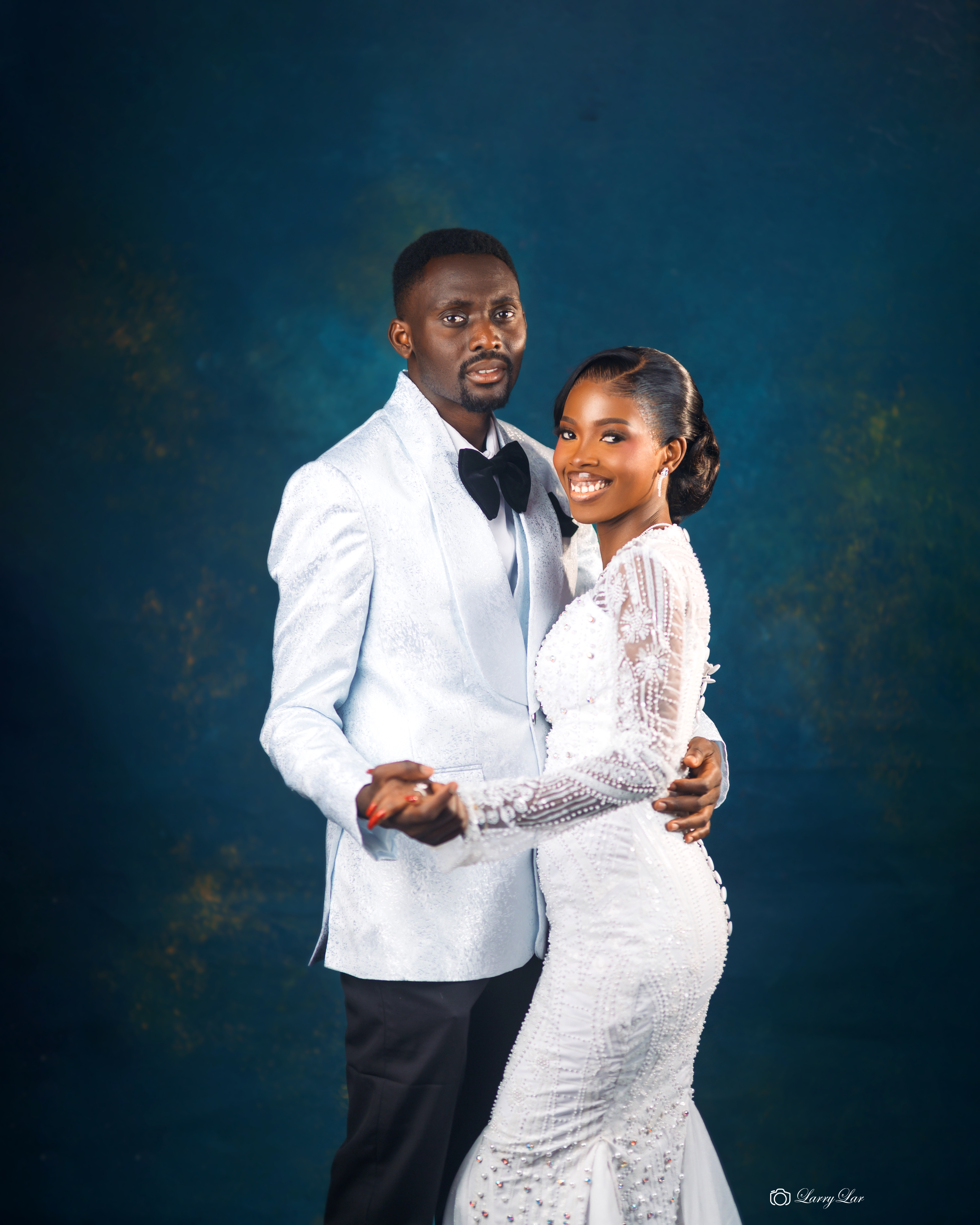 Wedding couple portrait